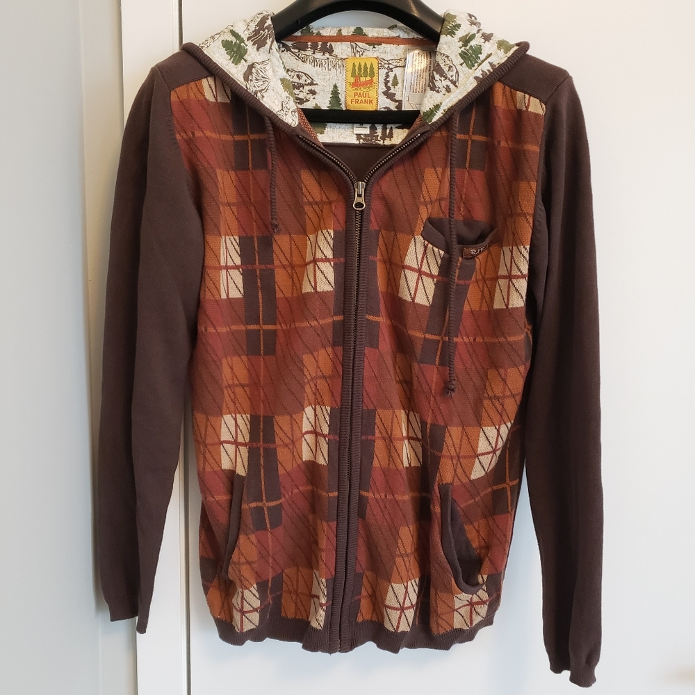 Paul Frank Cotton Zip-Up Hoodie